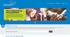Desktop Screenshot of moodle.cavc.ac.uk